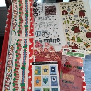 JUST FOR KIDS OR TEACHERS brand name scrapbook stickers - OFFER?